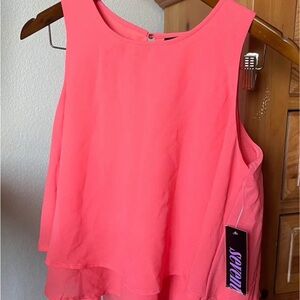 Pink Sleeveless Women's Top